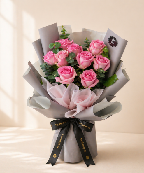 Pink Seduction Rose Bouquet