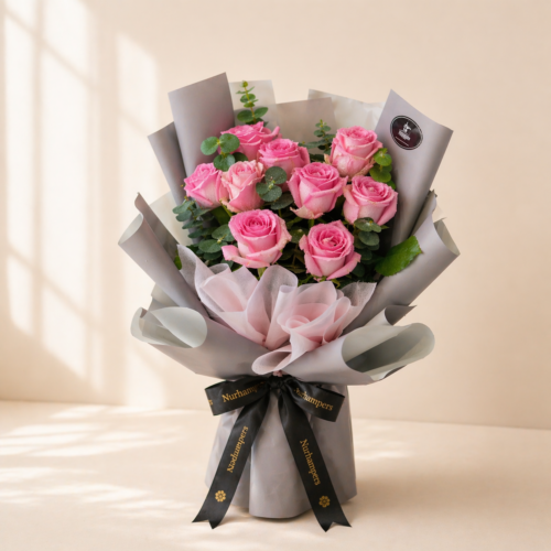 Pink Seduction Rose Bouquet