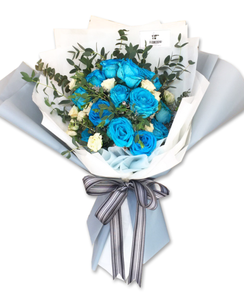 Blue Rosella Flower Bouquet