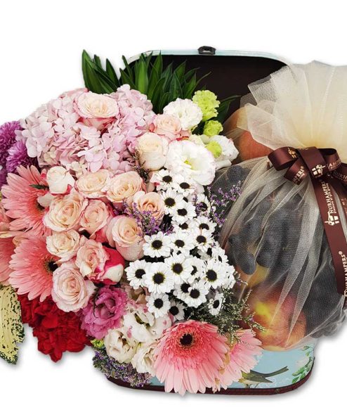 Tiffany Fruit Flower Basket