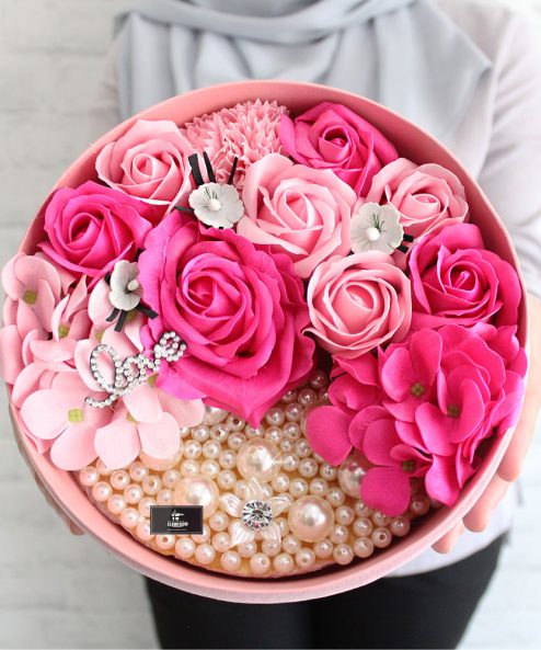 Luxury Love Artificial Flower Box