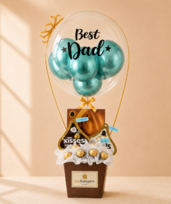 Best Dad Hot Air Balloon Gift Box