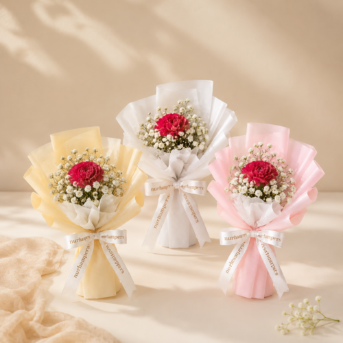 Sweet Single Carnation Bouquet