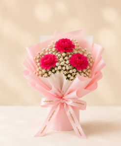 Sweet Blush Carnation Bouquet