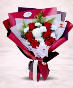 Valentine's Hearts Flower Bouquet