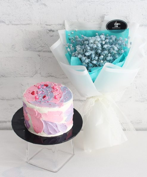 Teeny Joy Cake & Bouquet - Image 5