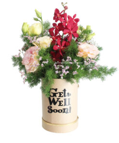 Mokara Flower Hat Box