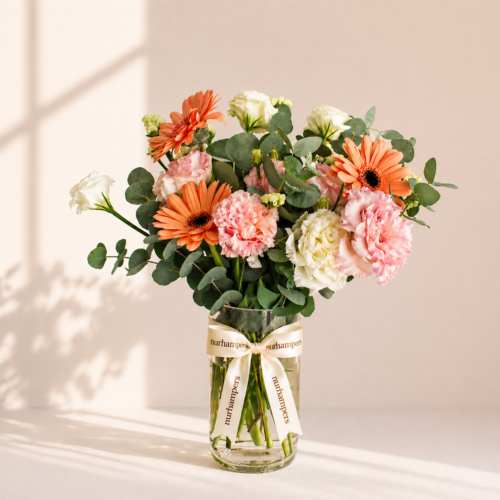 Blush Harmony Vase Arrangement