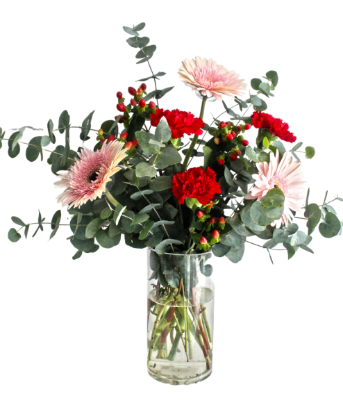 Mosaic in Beautiful Flower Vase