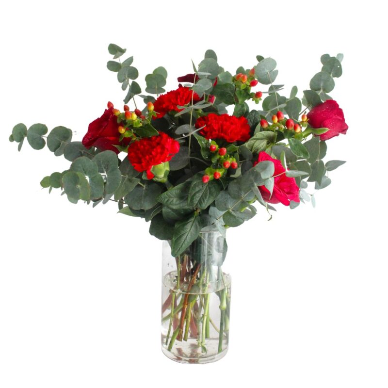 (Valentine's Day Special) Mosaic In Strong Flower Vase