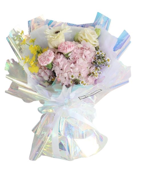 Enchanted Pink Hydrangea Bouquet