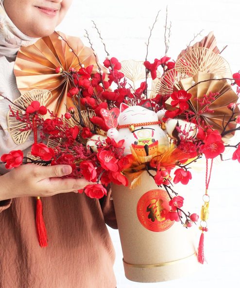 Lucky Prosperity Blooms Flower Box - Image 3