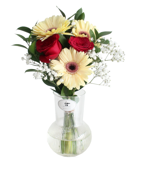 Luciana Rose Flower Vase
