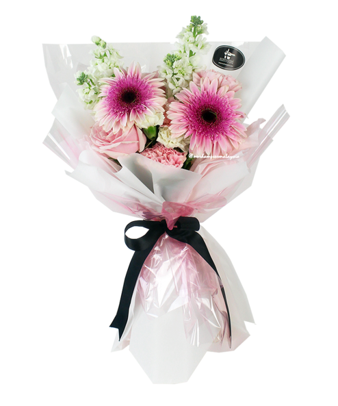 Arcadia Pink Daisy Flower Bouquet