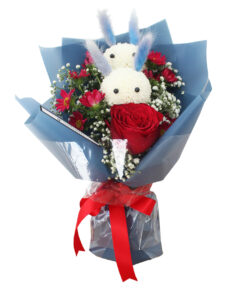 Belladonna Rose Petite Flower Bouquet