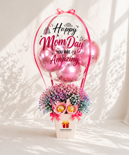 Blush Princess Balloon Gift for Mom