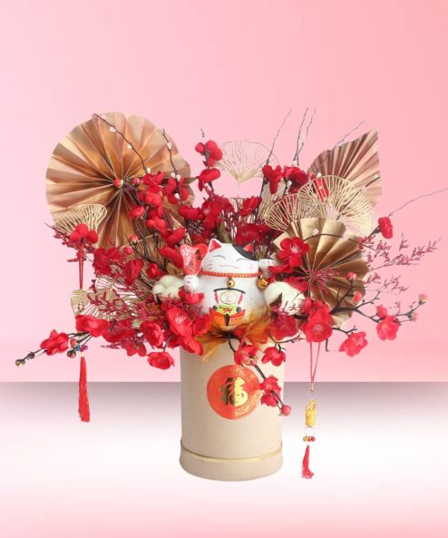 Lucky Prosperity Blooms Flower Box - Image 2