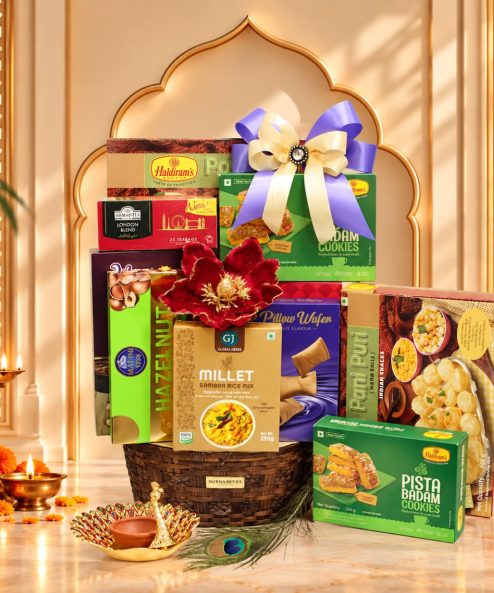 Regal Rattan Diwali Basket