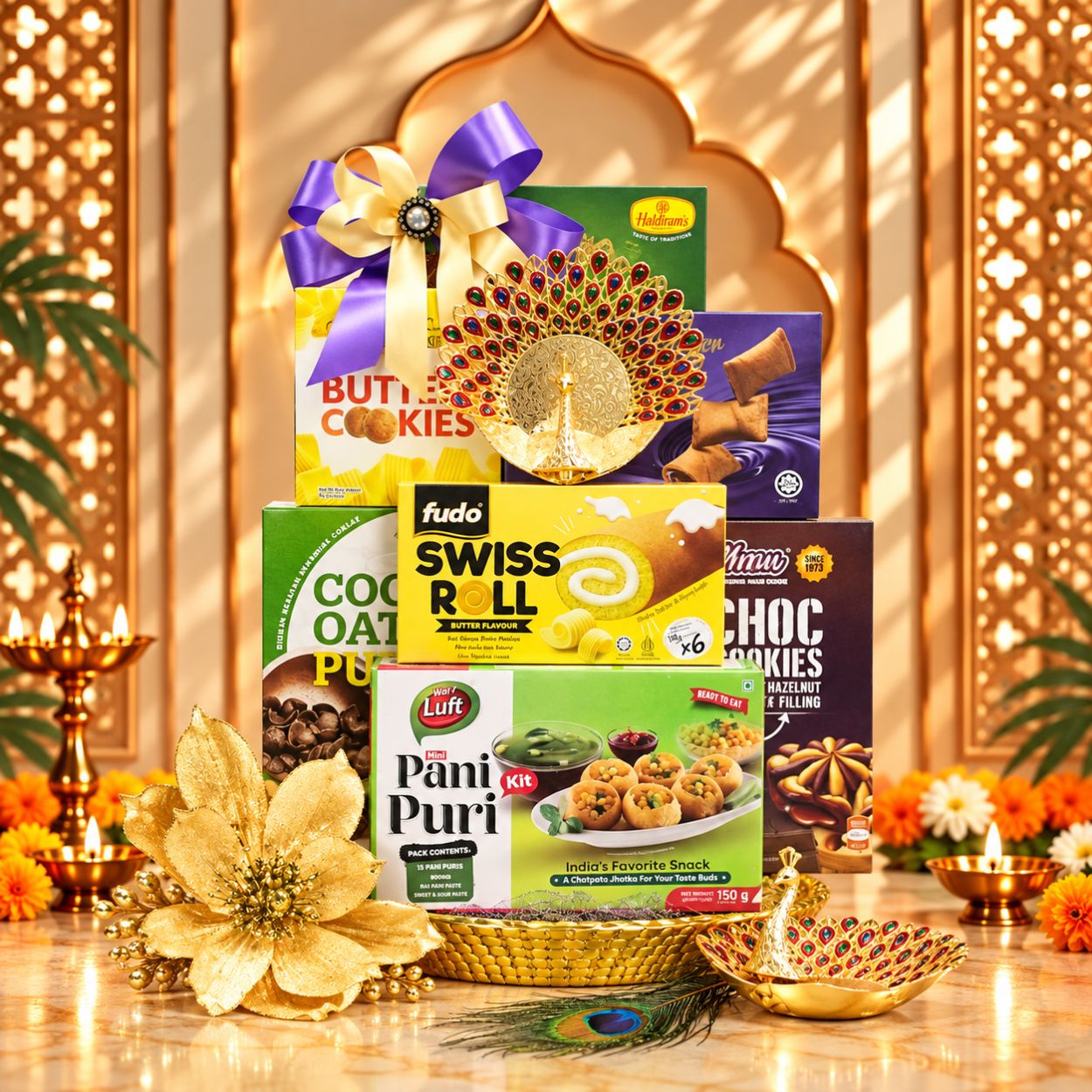 Diwali Harmony Sweet Tray