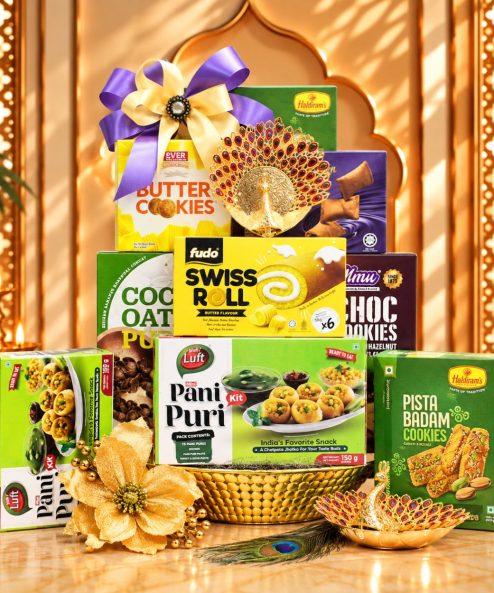 Diwali Harmony Sweet Tray - Image 2