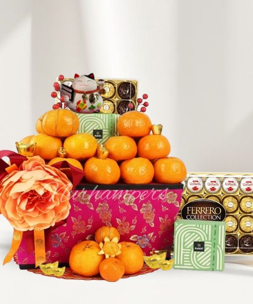 Mandarin & Patchi Chocolate Prosperity Gift Box (28pcs)