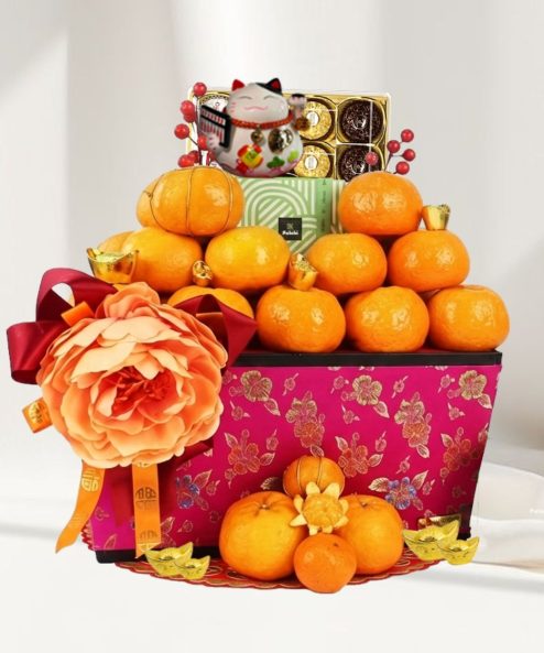 Mandarin & Patchi Chocolate Prosperity Gift Box (28pcs) - Image 2