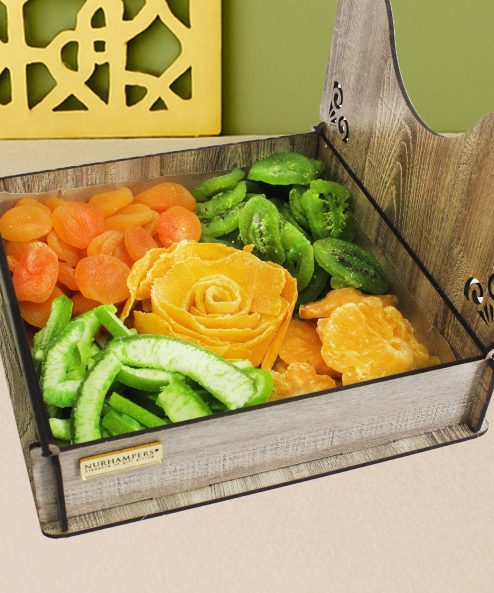 Ramadhan Wooden Gift Box – Premium Dried Fruits - Image 2