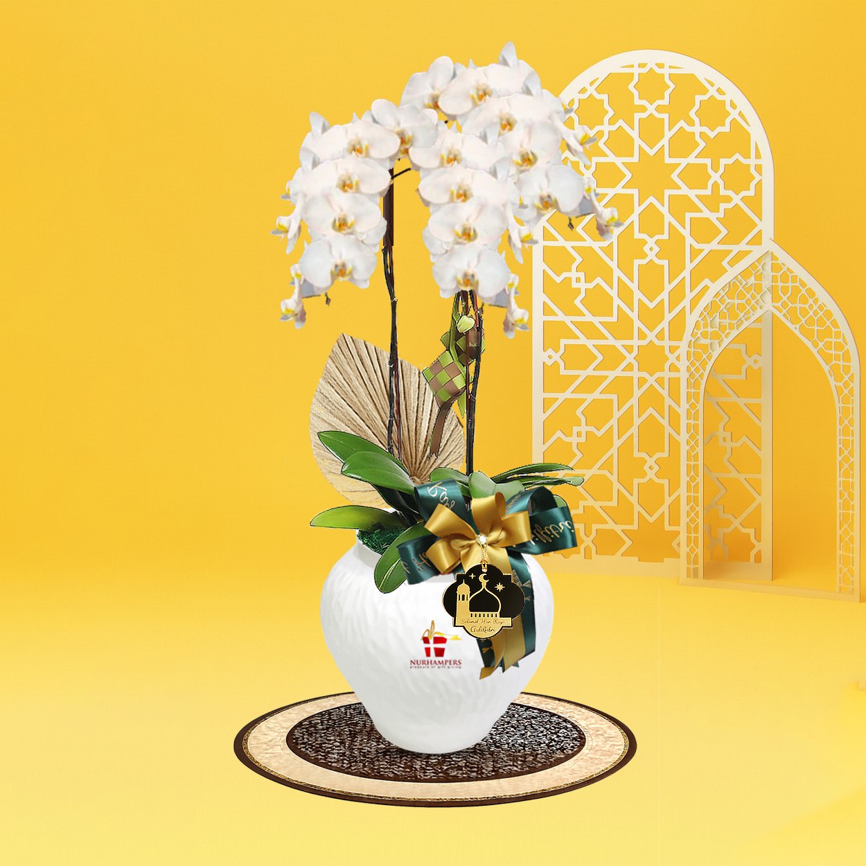 RAYYA Phalaenopsis Orchid (2 stalk) - Image 2