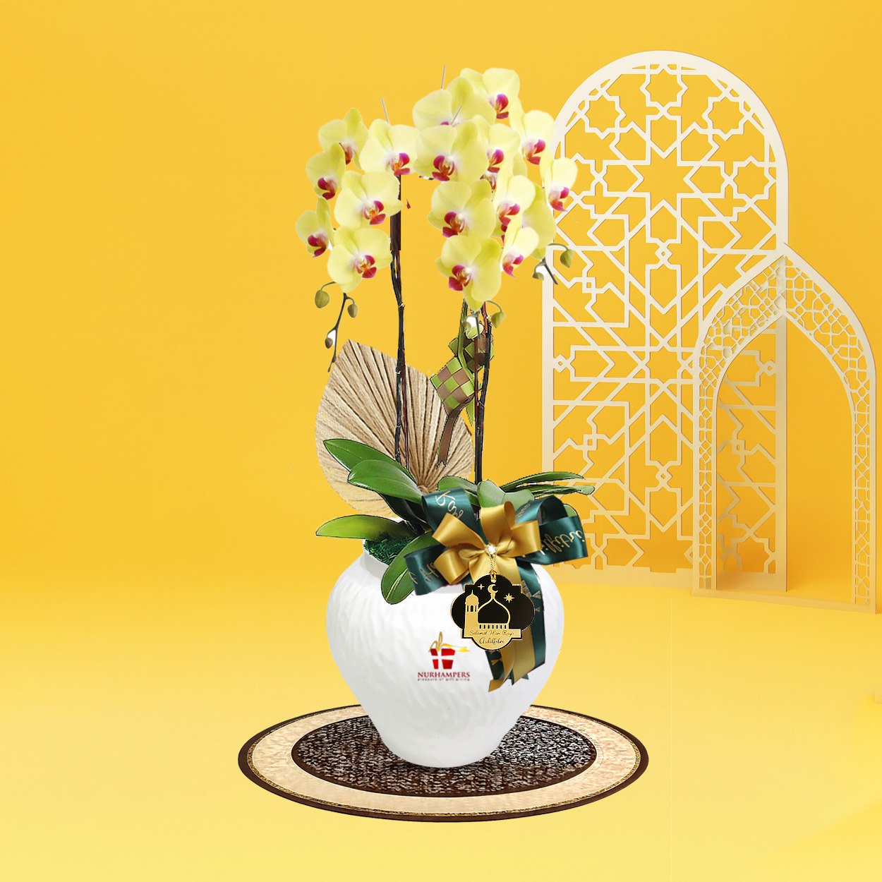 RAYYA Phalaenopsis Orchid (2 stalk) - Image 3