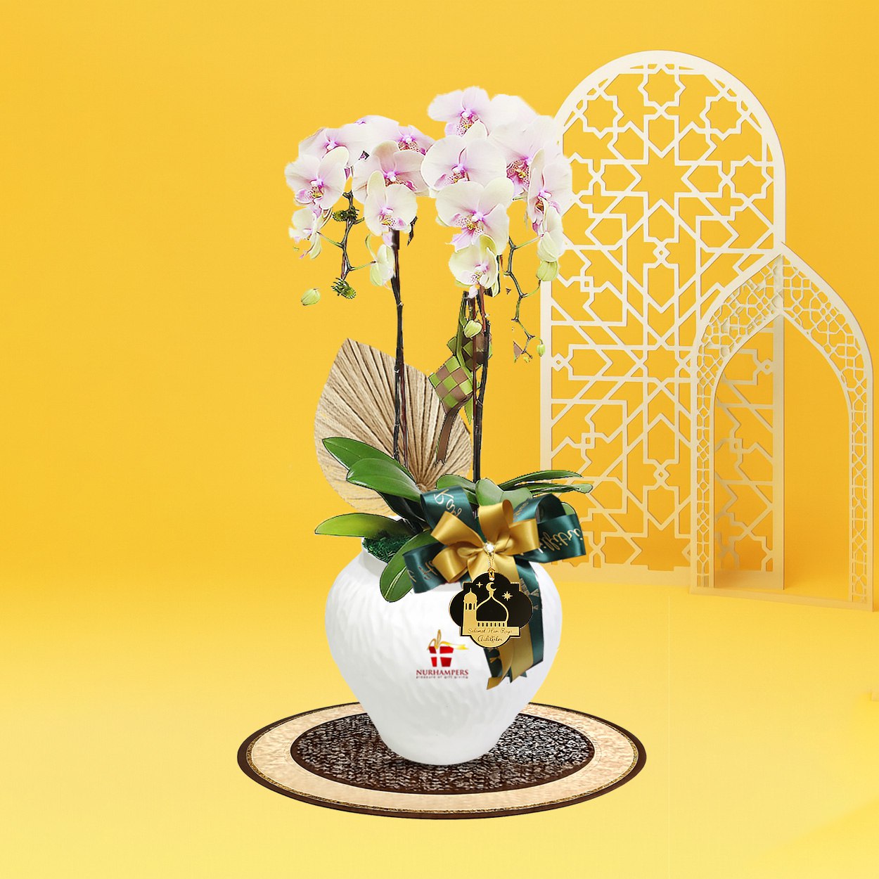 RAYYA Phalaenopsis Orchid (2 stalk) - Image 4