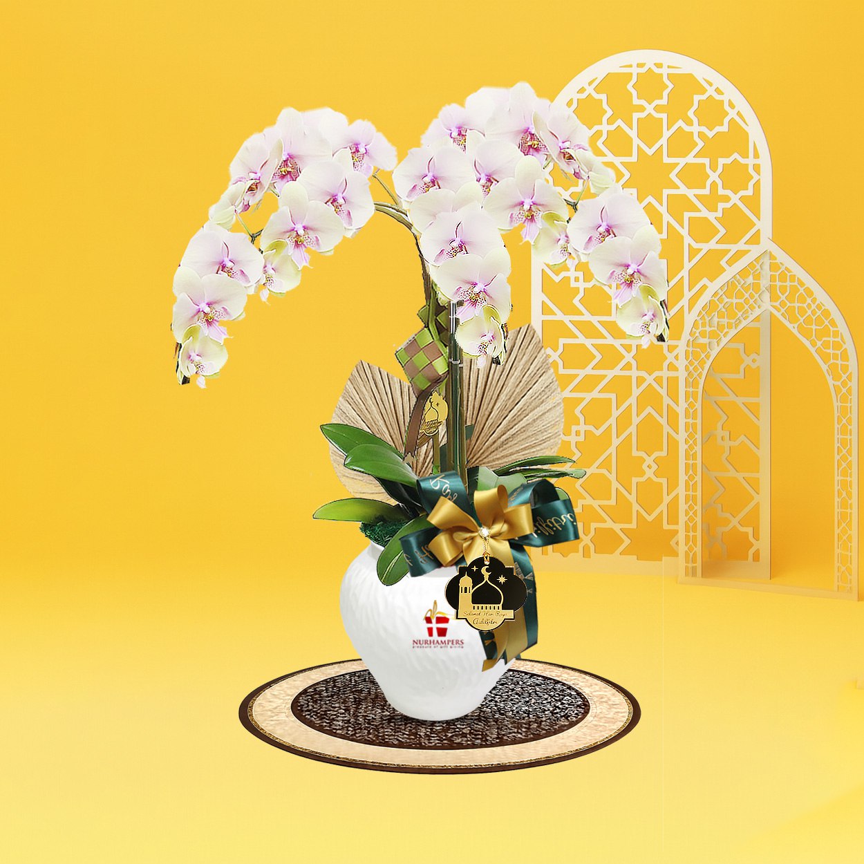 Mimpi Phalaenopsis Orchid (3 stalk) - Image 2
